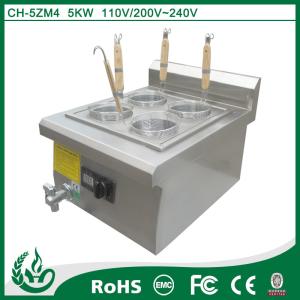 China Counter top noodle cooker with 4 baskets factory