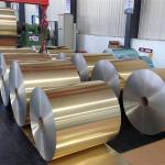 Customized 8011 H22 Blue Color Coated Hydrophilic Air Conditioner Aluminum Foil
