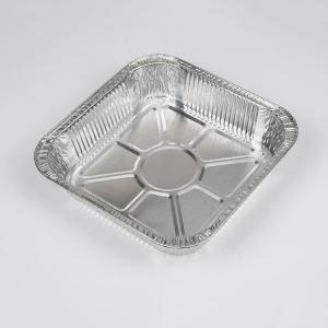 China 0.1mm Aluminum Foil Food Container Pulp Moulding Embossed Recyclable factory