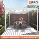 Waterproof Modern Aluminum Pergola OEM Design Powder Coated Frame Finishing