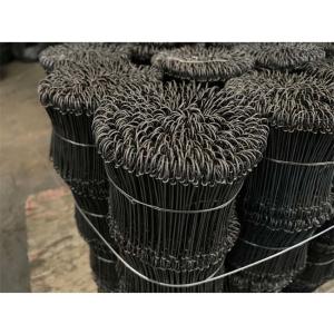 China Black Annealed Double Loop Rebar Tie Wire 17 Gauge 4'' factory