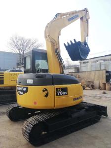 China Surplus Backhoe PC78US Used Komatsu Excavator 6660mm Digging depth factory