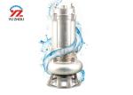 Stainless Steel Submersible Sewage Pump , Submersible Transfer Pump 1hp 5hp