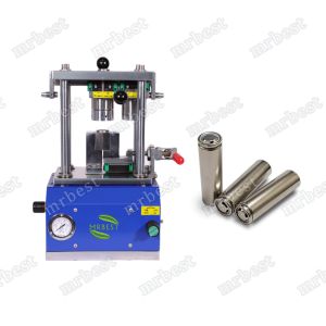 China Pneumatic Cylindrical Cell Machine Battery Sealing Machine Gas Driven factory