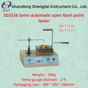China SD3536 Semi Automatic Open Flash Point Tester ASTM D92 factory