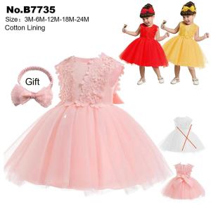 China girl's princess dress evening dress wear party dress ready goods ready to ship stock 9 factory
