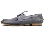 Burnished Leather Men's Casual Shoes / Luxury Handsewn Boat Shoes