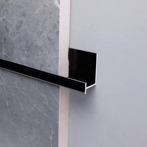 China Polished H Shape 20mm Aluminium Tile Trim Stripes Profile factory