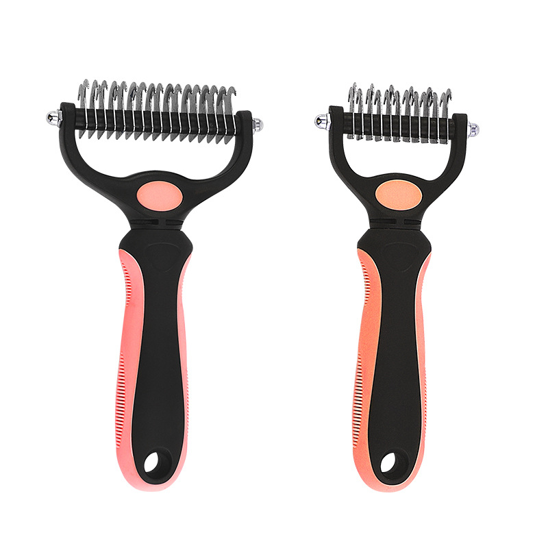 Pet Shredding Brush Portable Stainless Steel Pet Hair Remover