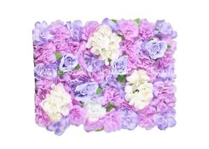 China 80*60cm 100*80cm 120*100cm Hanging Fake Silk Hydrangea Wall Panel factory