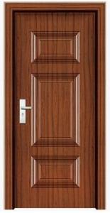 China ABNM-GMF05 fireproof steel wood armored door factory
