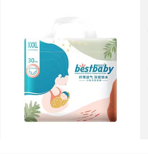 Bestbaby Diaper Soft and Absorbent Top Liner with SAPs from Sumitomo Japan and