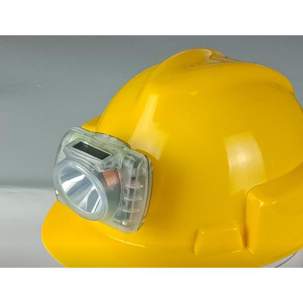 China OLED Screen LED Miners Cap Lamp , 1.78W IP68 Rechargeable Miners Safety Light factory
