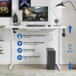 Wood Style Electric Lifting Desk 1000x600mm Height Adjustable Standing Desk with