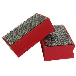 China Electroplated Sponge Diamond Hand Polishing Sanding Block Pads For Marble Granite Ceramic Tile factory