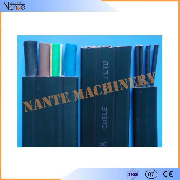 Single Girder Overhead Crane 16 AWG Round Flat Electrical Cable Chain Hoist