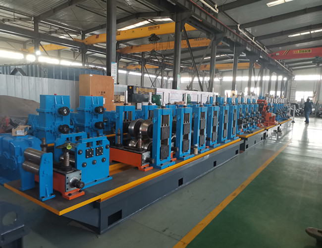 High Frequency Welded Pipe Mill 165mm Carbon Steel Round Pipe