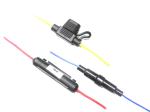 Electronics In Line Automotive Fuse Holder 300V For Glass Fuse
