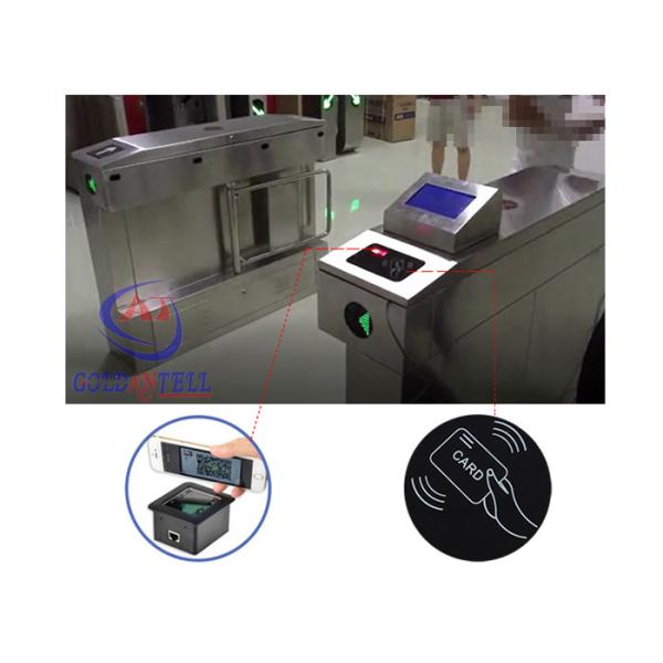 infrared automatically turnstile mechanism barcode reader swing hidden gate
