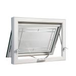 Aluminum Alloy SKATE End White Double Glazed Residential Commercial Awning