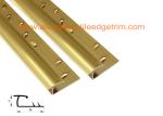 Gold Aluminium Carpet Trim , Carpet To Tile Door Bar / Reducer / Threshold Strip
