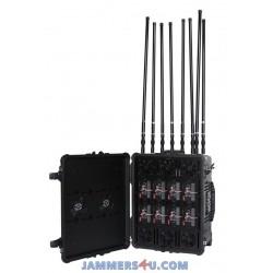 CT-6080 High Power 800W 8 bands Portable Jammer up to 1km