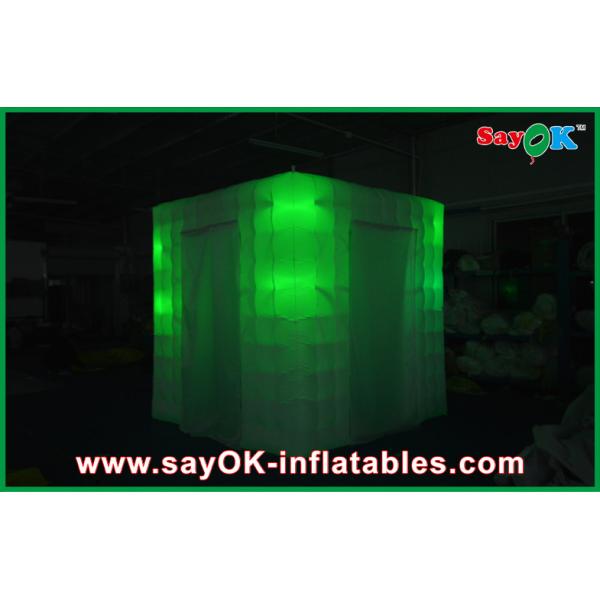 Photo Booth Backdrop Attractive Wedding Party Inflatable Photo Booth Tent Enclosure With Led Light