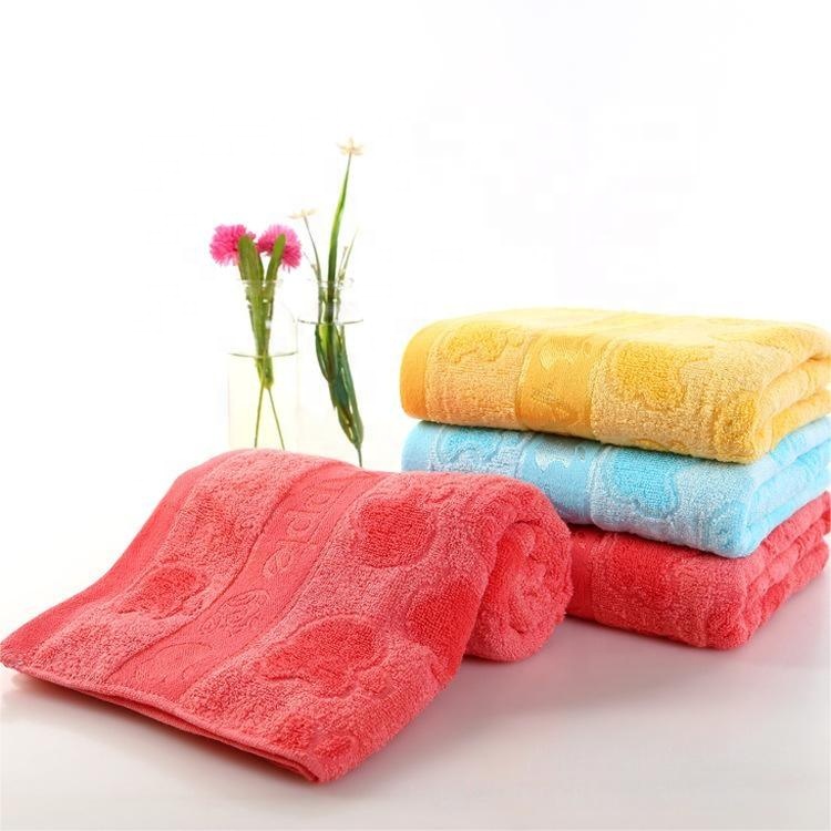 Custom Colored Bamboo Fiber Bath Towel for Adult Men and Women Sustainable Choice