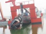 Portable 600mm Hydraulic Cutter Head Sand Suction Dredger For Sand Dredging With