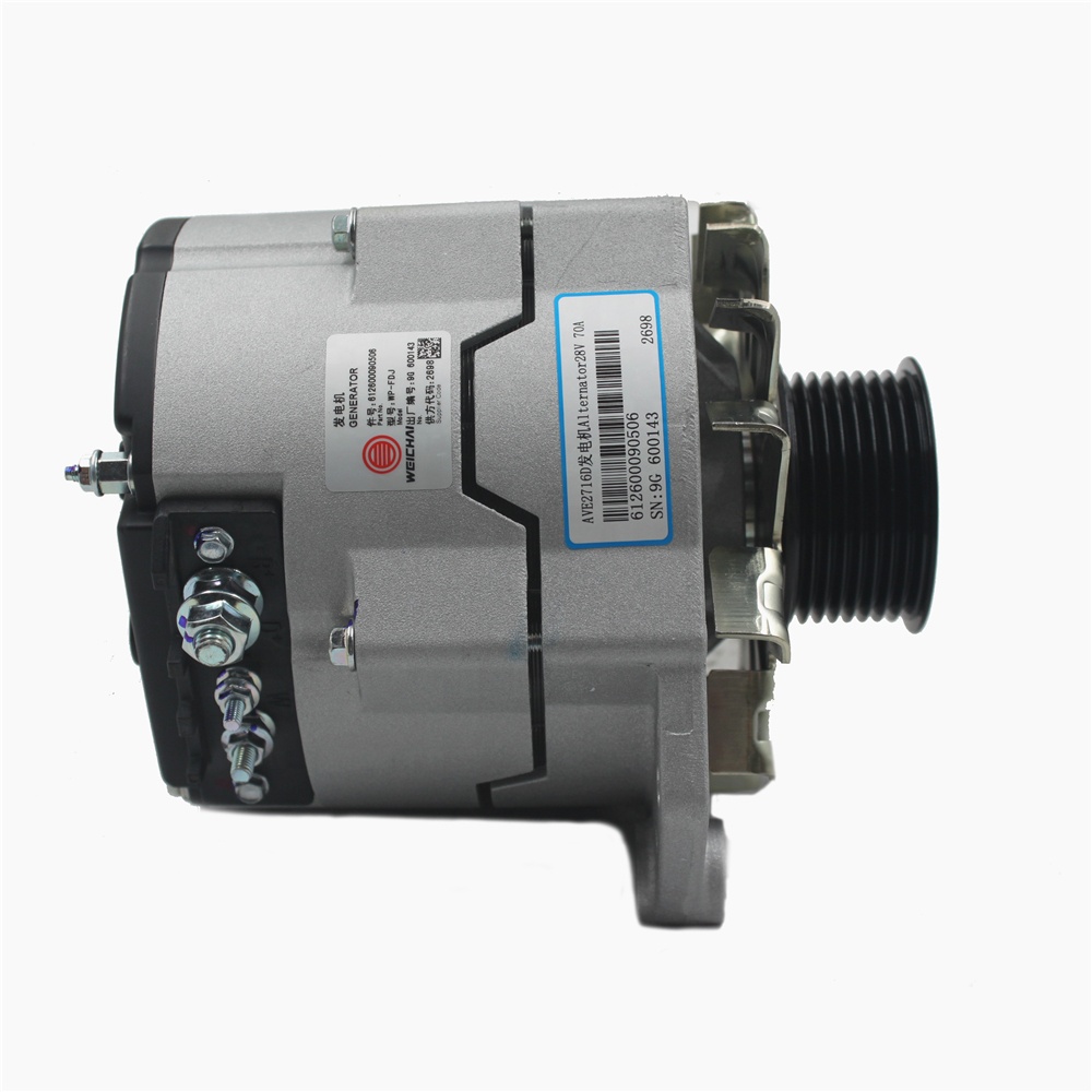 Function Provide Electric Power 612600090506 Sinotruk HOWO WEICHAI ENGINE PART GENERATOR ALTERNATOR for Heavy Truck