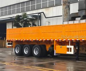 China SHACMAN Fence CIMC 3 Axles Fence Cargo Semi Trailer 60 Tons With Container Twist Lock factory