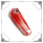 Crystal Borosilicate Glass Hand Smoking Pipes 4 Inches Length Mix Color