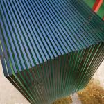 Clear Pattern Shower Tempered Glass 10mm Toughened for Shower Enclosure