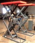 In Floor Scissor Car Lifts 3200kg/1800mm Tubular Arm Design Scissor Car Lift In