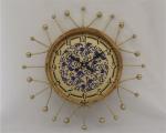 Metal Frame Non Ticking 56x56x6cm Decorative Wooden Clocks