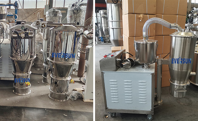 Mobile Vacuum Feeding System Conveyor Energy Efficient Effortless Material Transfer