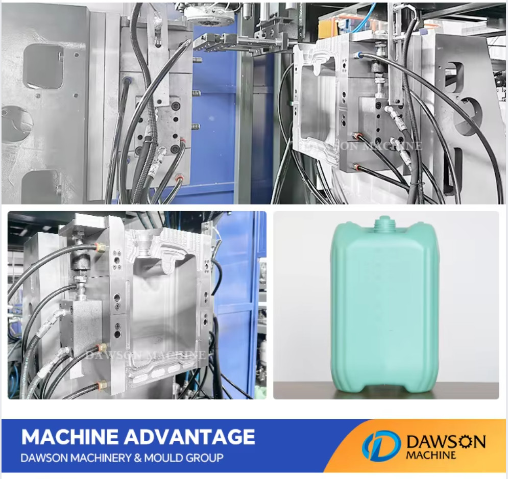 Single Station Single Die Head HDPE Lubricant Oil Extrusion Blow Molding Machine