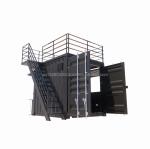Mini 10ft Pop-up Store Sturdy Steel Frame Container Bar Stall with Galvanized