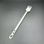 Camping Outdoor PLA Cutlery 2 In 1 Long Stemmed Biodegradable Spork