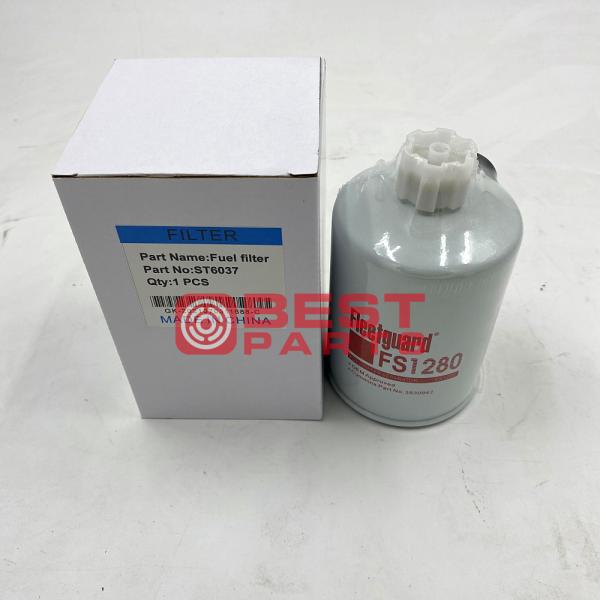 Excavator Parts Fuel Water Separator Filter ST6037 FS1280 For Fleetguard