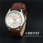 FOB Guangzhou Cheap Price OEM Small MOQ Wristwatches Man Hot Sale Brown Wine