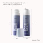 Refillable Pump 50ml Airless Bottle Cosmetic Packaging Plastic