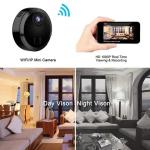 1080P HD Indoor Mini WiFi Security Camera Portable Body Worn TF Card