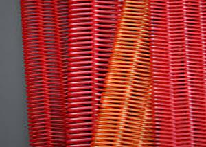 China Spiral Cargo Transportation Polyester Mesh Belt factory