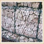 Hot Dipped Galvanized Gabion Box , Welded Gabion Baskets For Riverbed