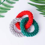 No Stuffing Dog Toys Knot Rope Cotton Colourful