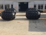 2000mm Dia 4000mm Length Yokohama Pneumatic Fender SUS304 Stainless Steel Flange