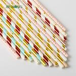 Commercial Biodegradable Kraft Paper Straw For Christmas Party