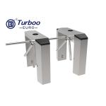 Dual Core Tripod Waist Height Turnstile Entry Systems Rainproof Bridge Type