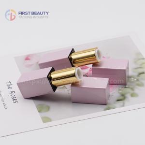 China Customizable Color Spraying Round Empty Lipstick Tube factory